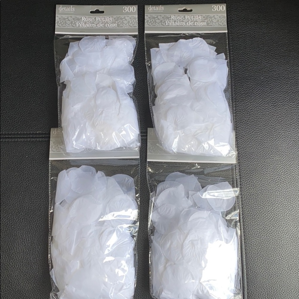 White Rose Petals 4 packs included WEDDING